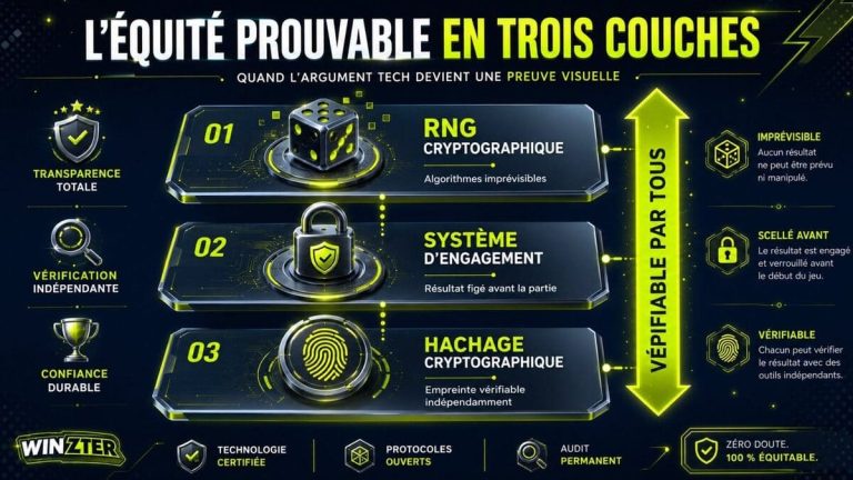 Winzter Casino équité prouvable